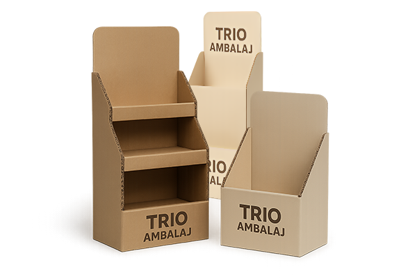 Baskılı/baskısız karton teşhir stantları